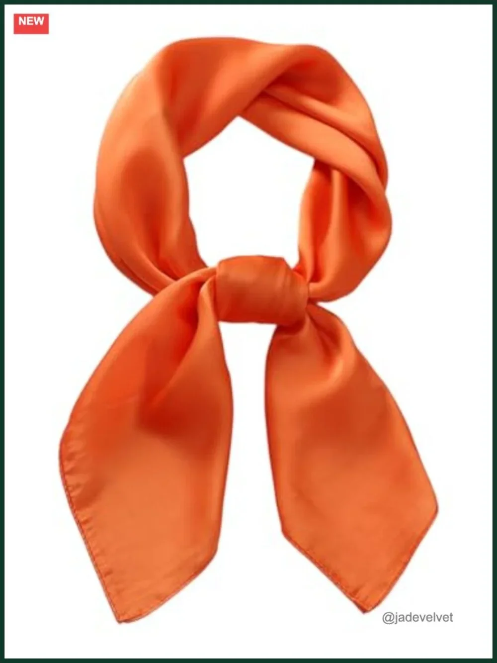 Silk-like Polyester Square Scarf 27.5